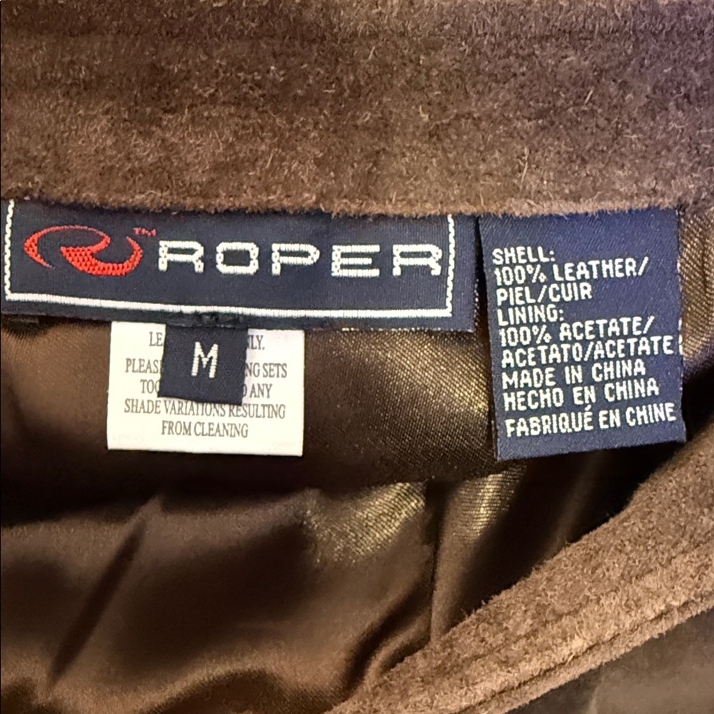 Vintage Roper Suede  Leather Skirt - Picture 10 of 11
